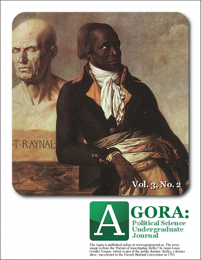 					View Vol. 3 No. 2 (2013): The Agora: Political Science Undergraduate Journal
				