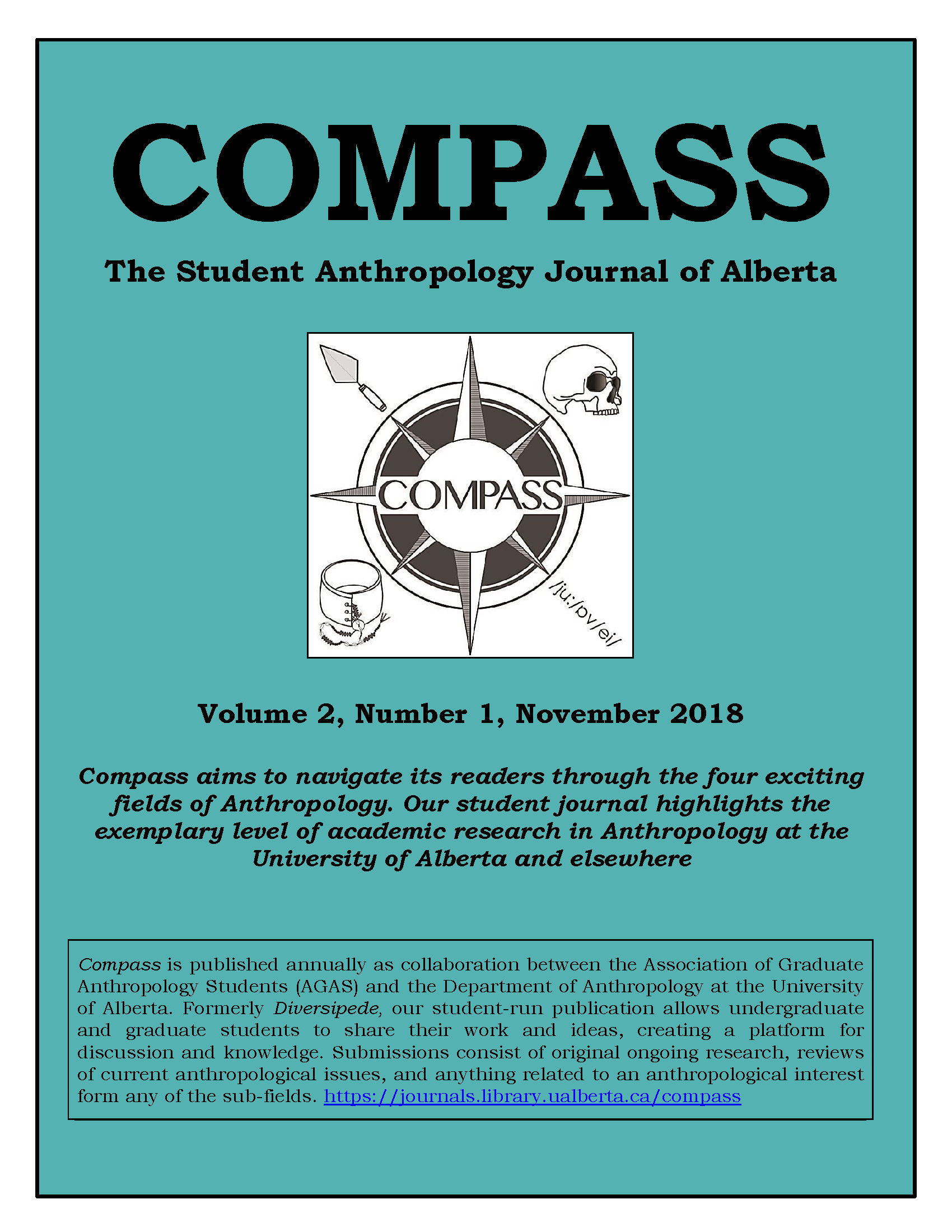 					View Vol. 2 No. 1 (2018): COMPASS: The Student Anthropology Journal of Alberta
				