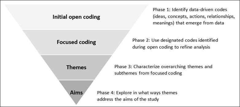 Figure 1
Qualitative coding process used by UNH research team.