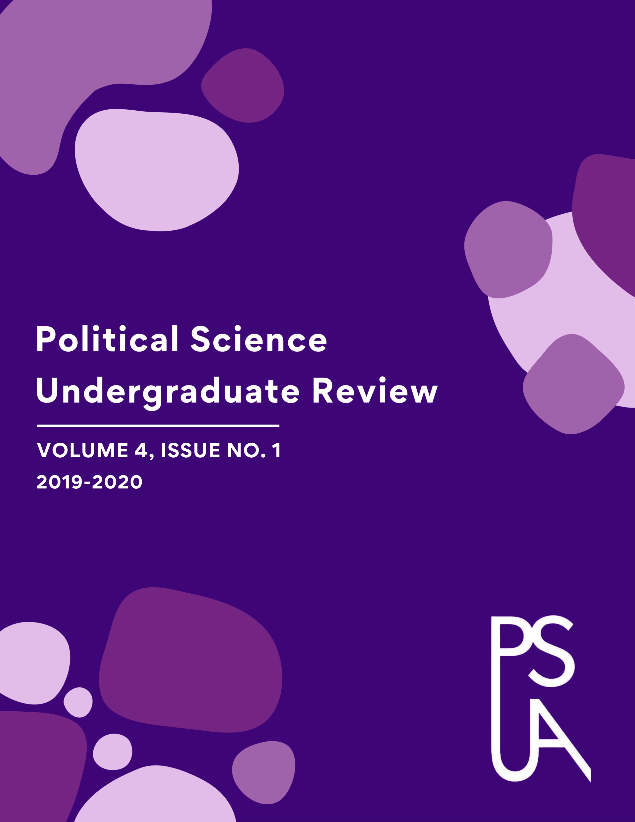 					View Vol. 5 No. 1 (2020): Political Science Undergraduate Review
				