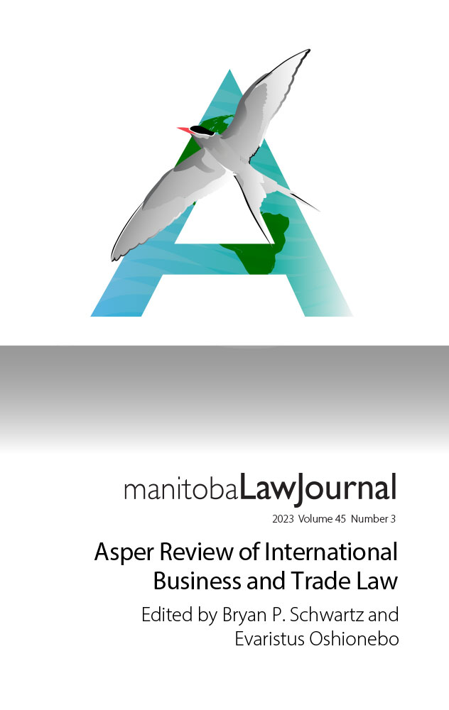 Asper Review of International Business and Trade Law